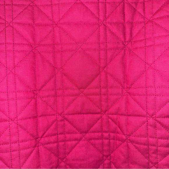 NWT $138 Anthropologie x DOLAN Pink Bow-Front Linen Quilted Lady Jacket S - Picture 9 of 9